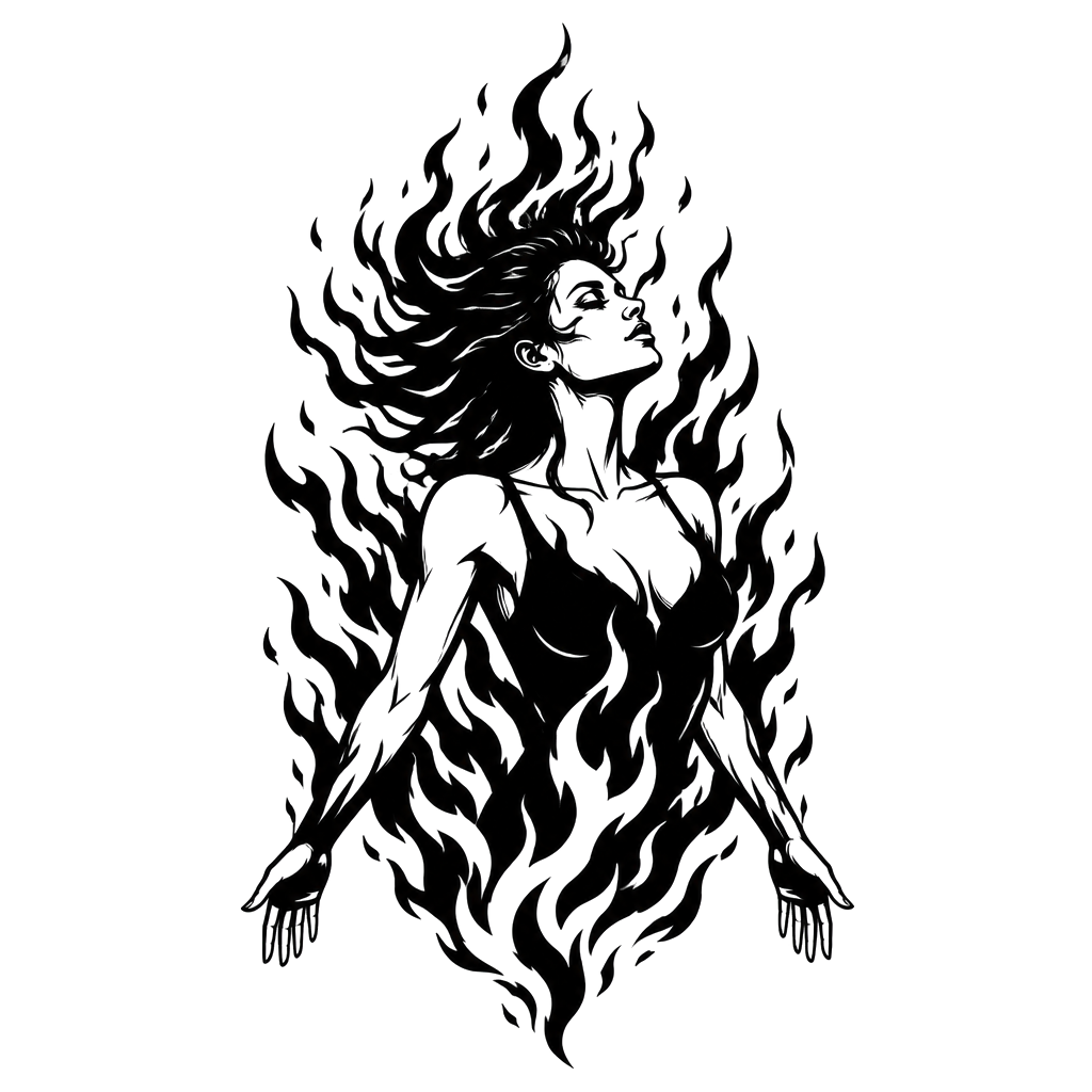 Girl on fire