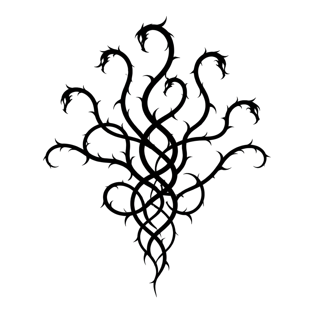 A hydra of thin thorned tendrils