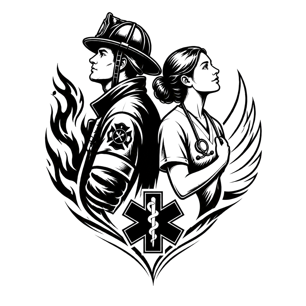 Daughter is a nurse and son is a firefighter, want something about both of them and their careers