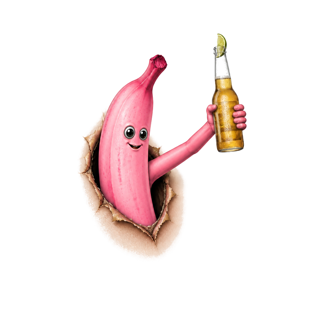 J’aimerais faire un tatouage commun avec mon meilleur ami, on aimerait se tatouer l’intérieur de la cuisse, il y aurait un trou par lequel sortirait une banane
 avec des yeux, une bouge avec le bras tendu pour trinquer avec une bière corona à la main