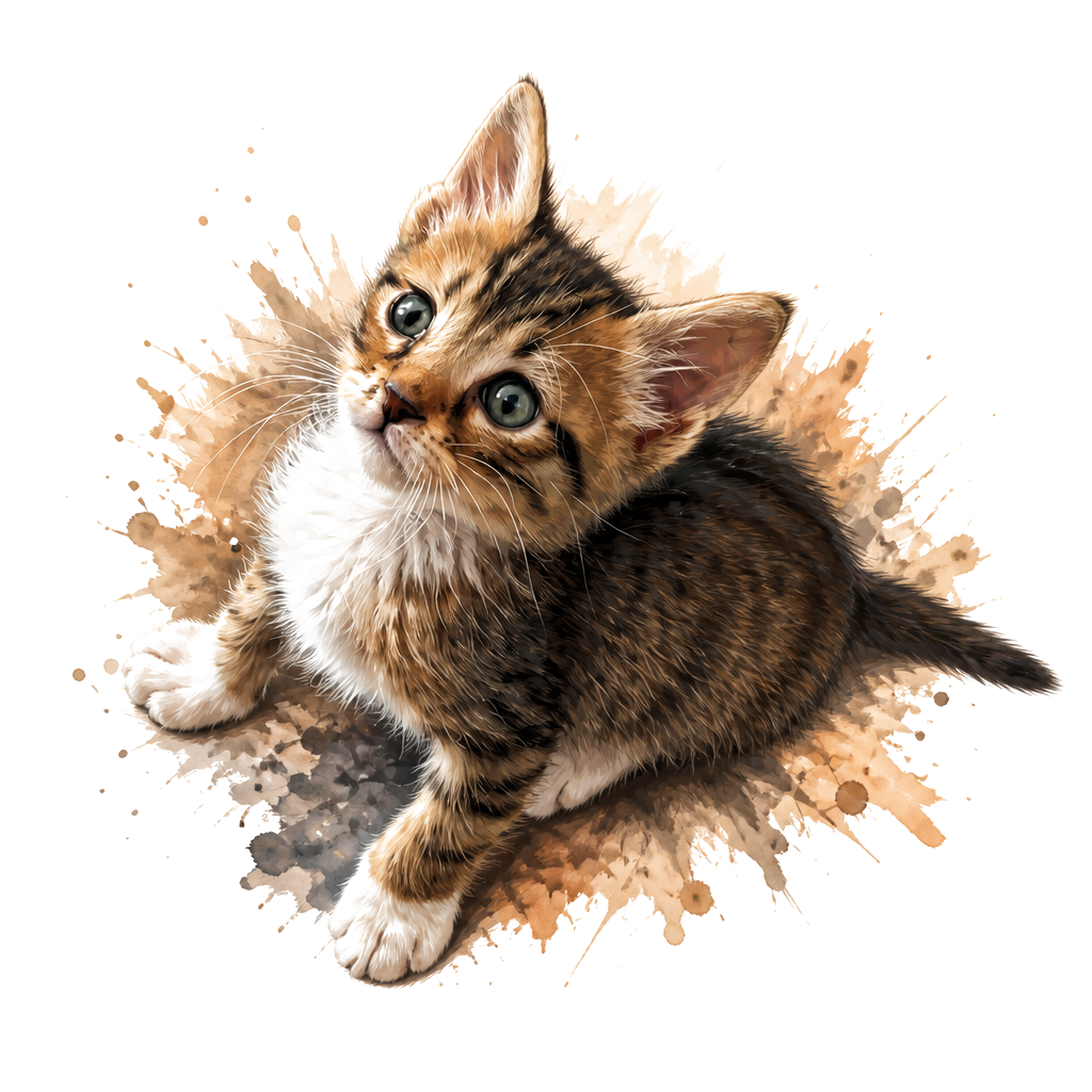 A fine-art tattoo portrait of a beloved pet, true to their markings and expression