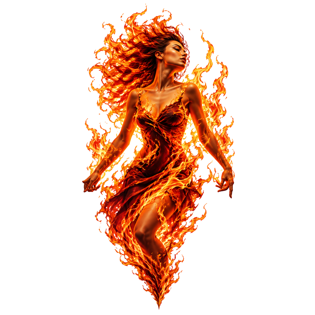 Girl on fire