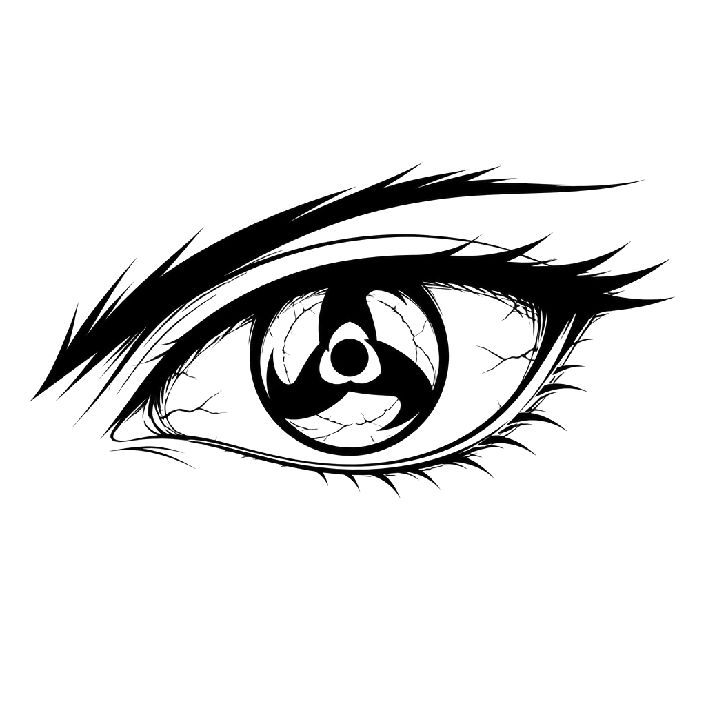 sasukes magekyou sharingan im auge