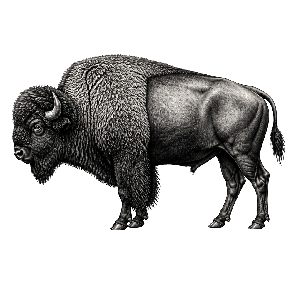 Buffalo side profile