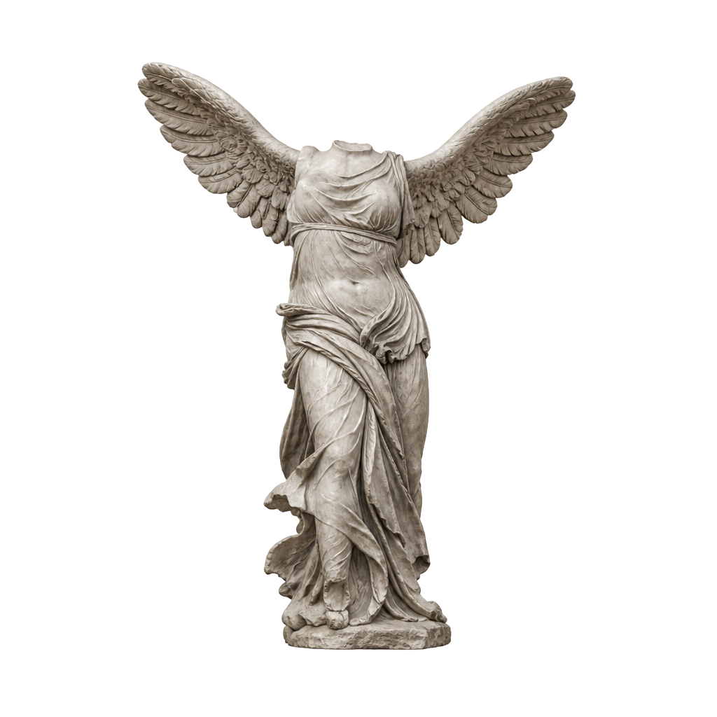 Microrealism Nike of samothrace