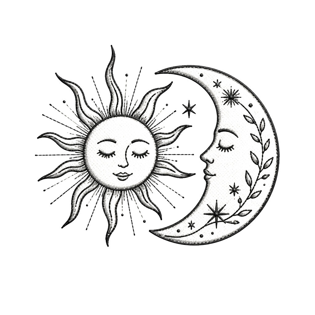Sei il mio sole per sempre 
With a sun and a moon just words,