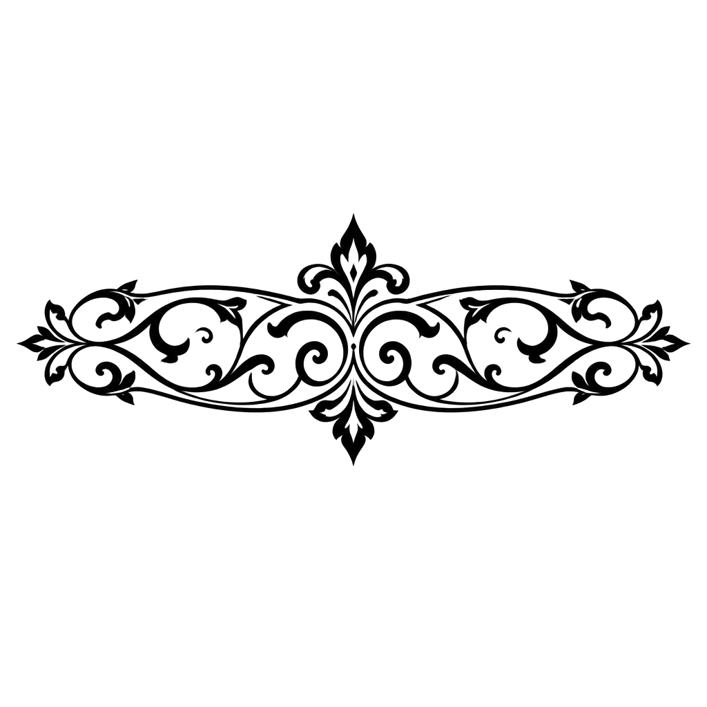 A filigree band circling the bicep