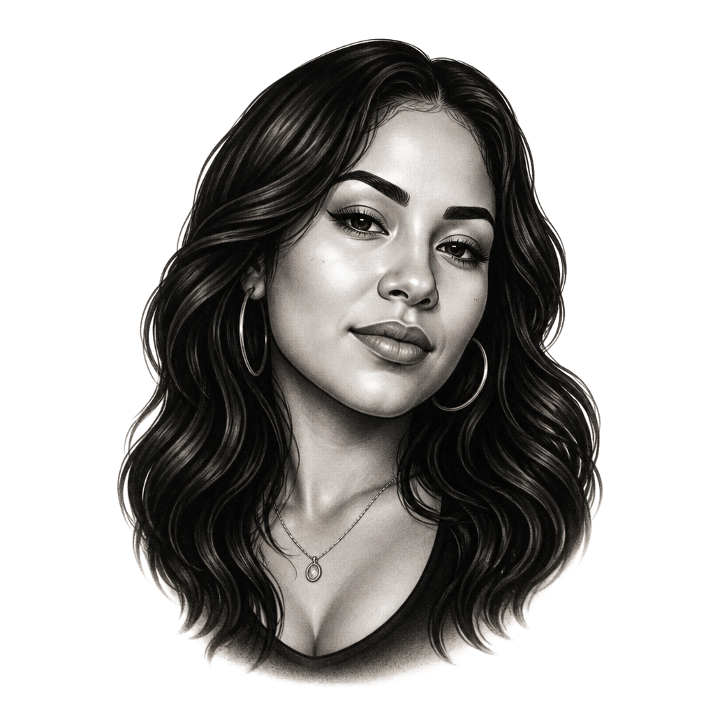 A portrait tattoo of someone dear, capturing their likeness and character