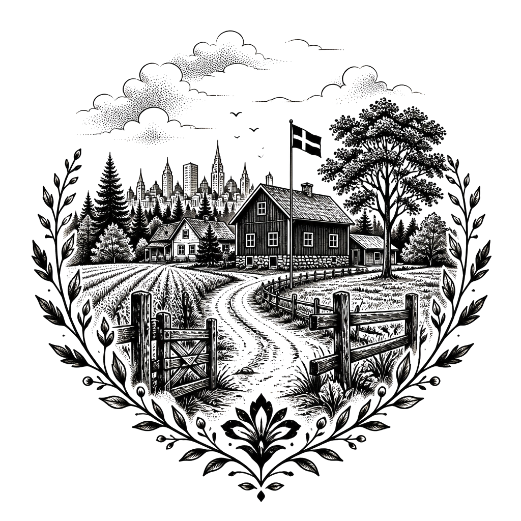 A swedish farm outside the city
