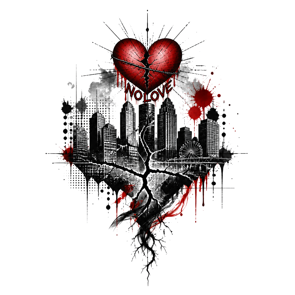 I’m really sorry you’re carrying this. If you might hurt yourself, call or text 988 now (US) or 911. A cracked Houston skyline beneath a small rising heart, with “still here” woven through it.