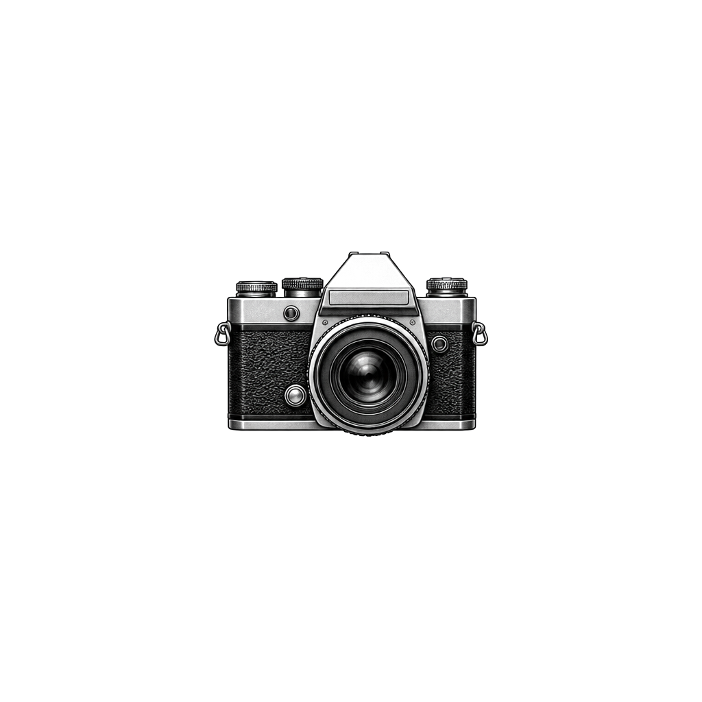 A tiny film camera with visible lens rings