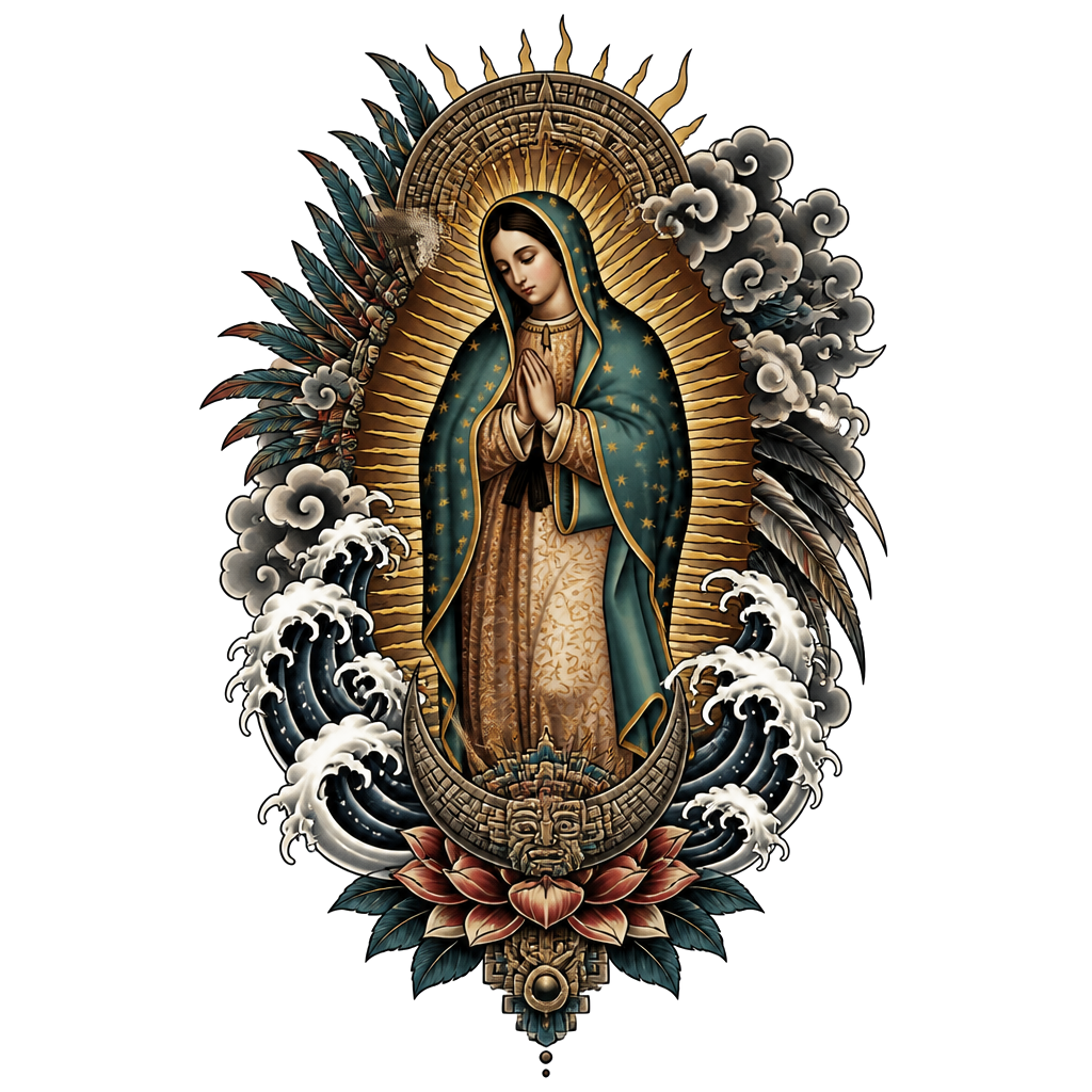 Real Bible picture of the Virgin Mary