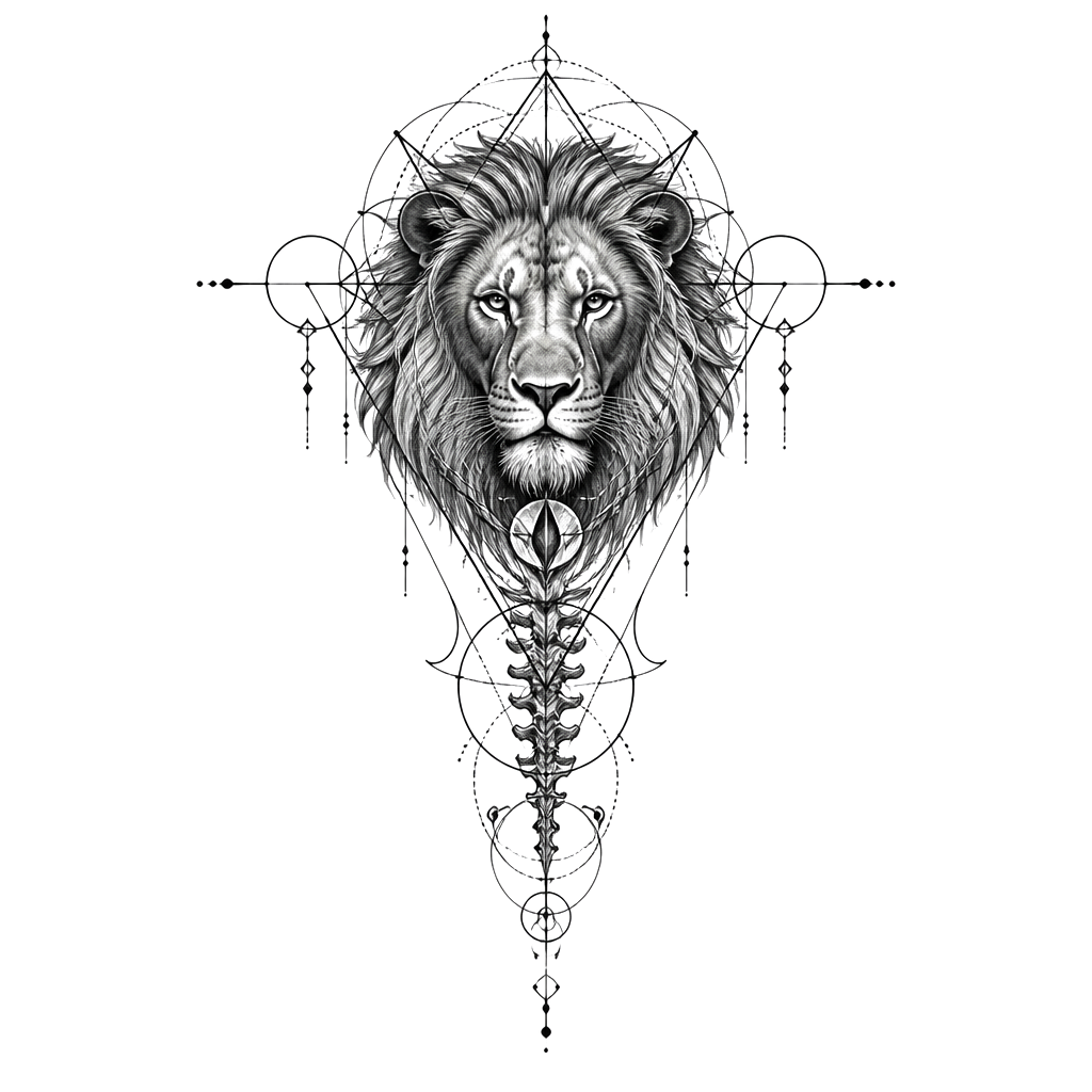 Want a tattoo that covers upper portion on my back down into the spine something showing strength