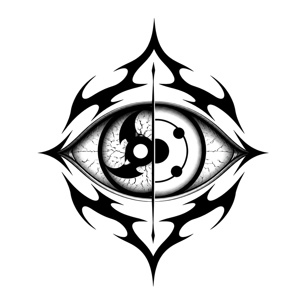 mangekyou sharingan itachi nur auge und sharingan schwarz weiss