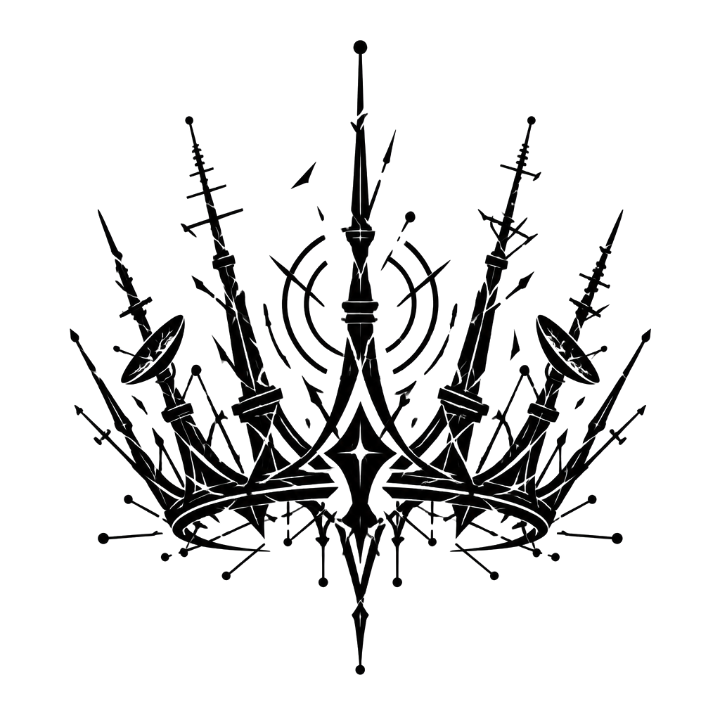 A crown of shattered antennae