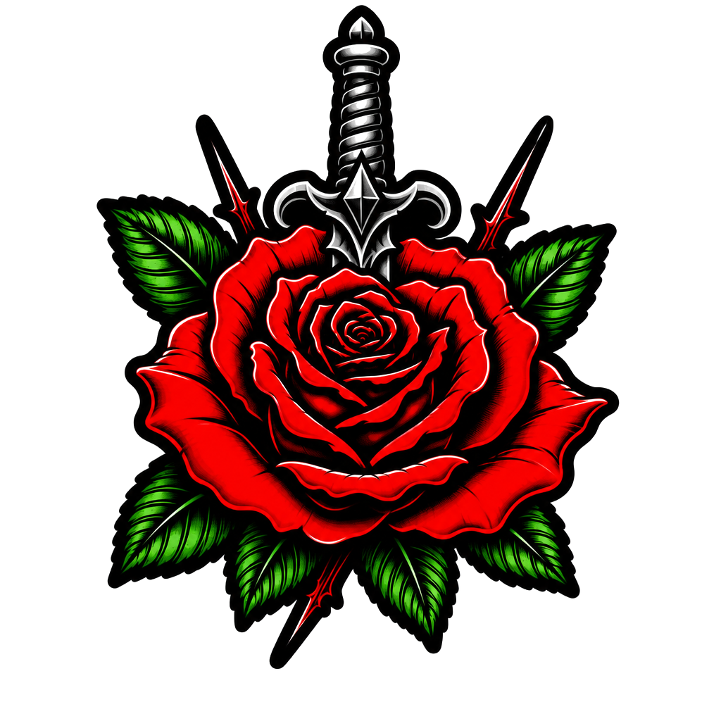 Rose red with ride or die