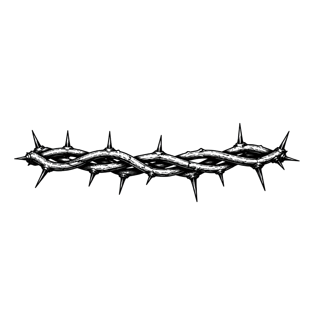jesus thorns crown, only the crown nothing else, make it so it can wrap around my wrist