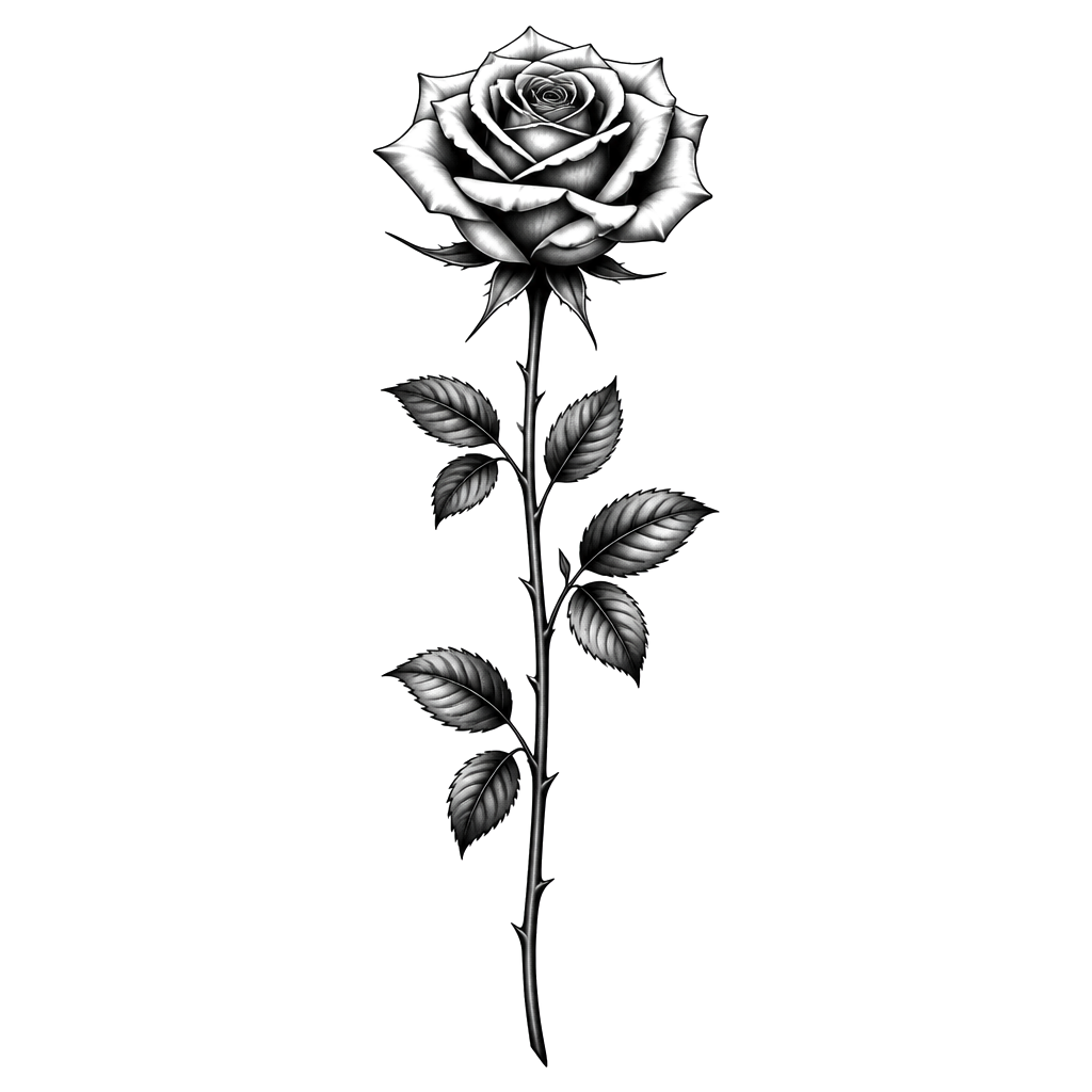 Long tall rose