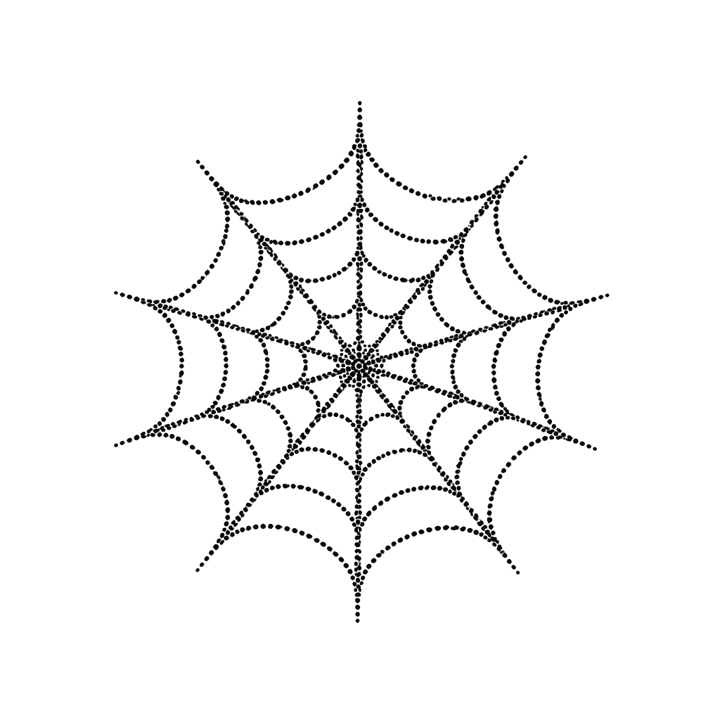 A spiderweb poked into the elbow crook