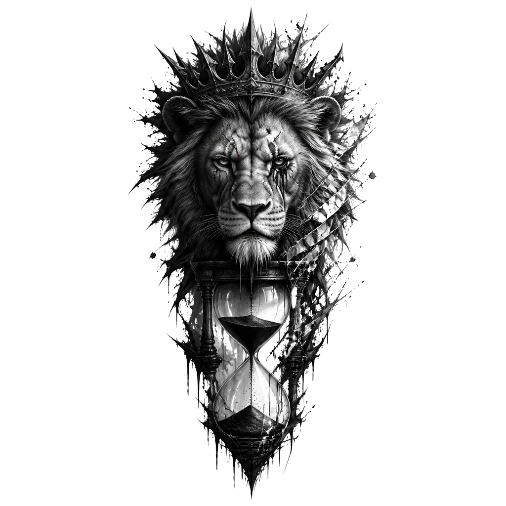 King of the lions hourglass ruthless above all wounds