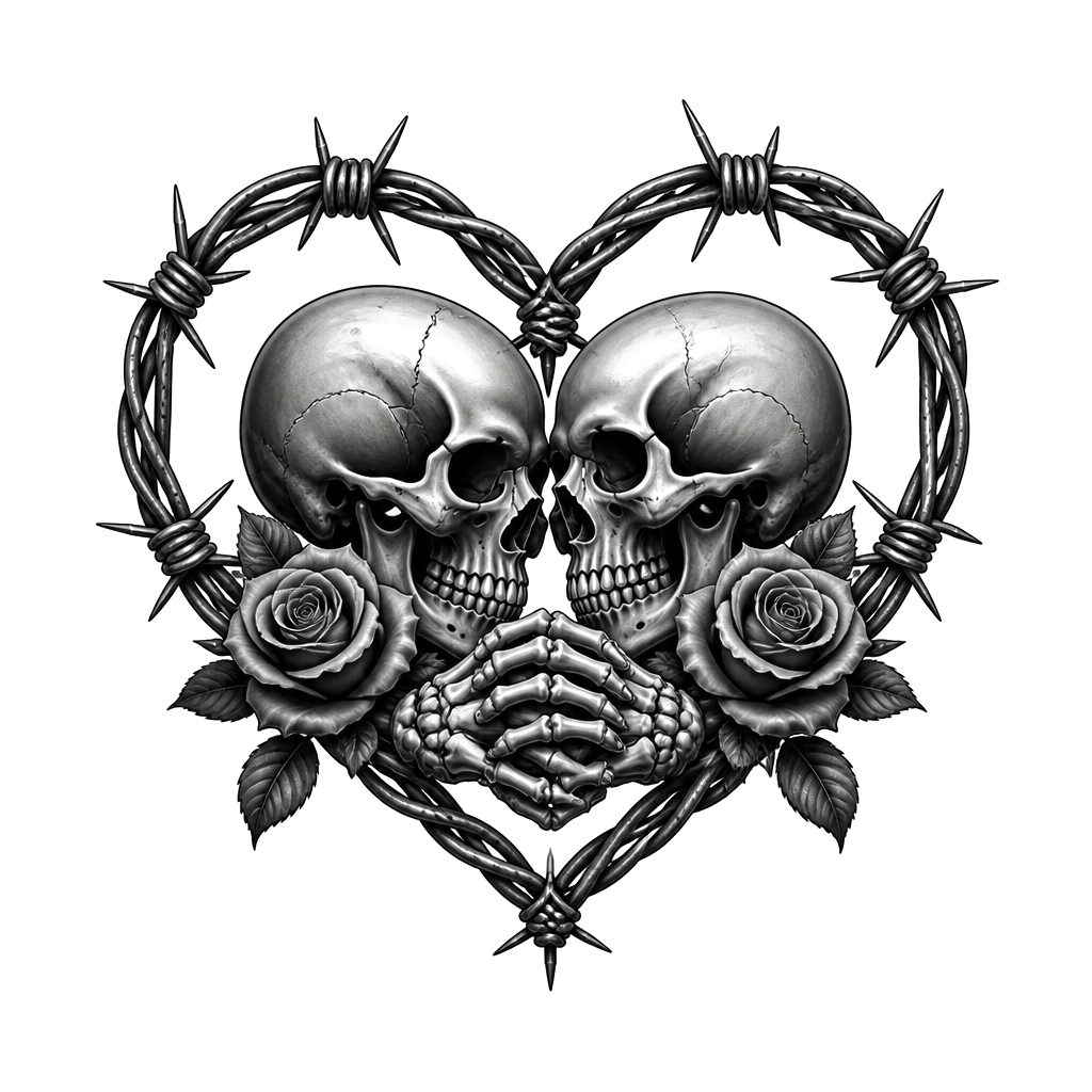 Barbwire heart, ride or die, Nathan & Reni