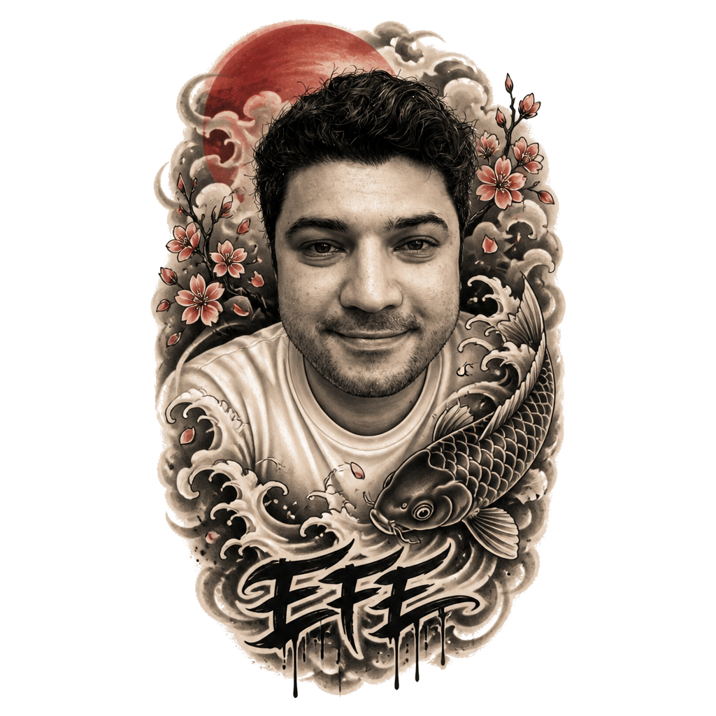 A portrait tattoo of someone dear, capturing their likeness and character