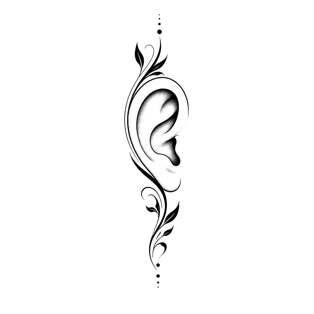 I need a perfect way to put my son name on side of my ear