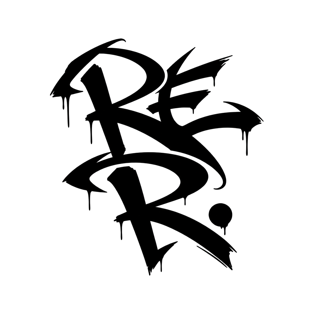 Lettering RE  R