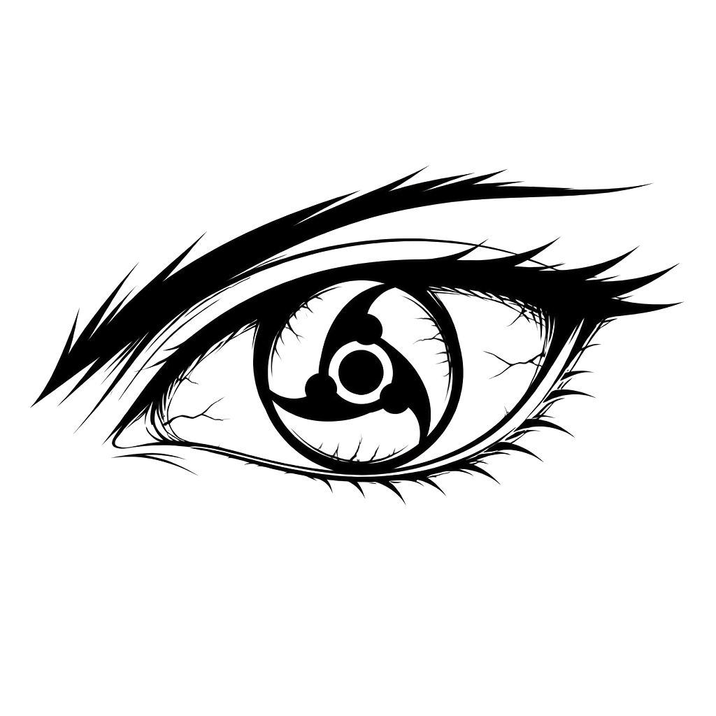 sasukes magekyou sharingan im auge