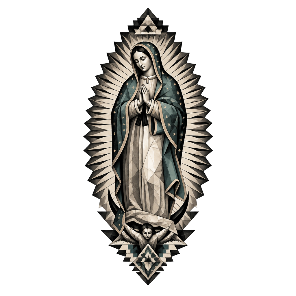 Real Bible picture of the Virgin Mary