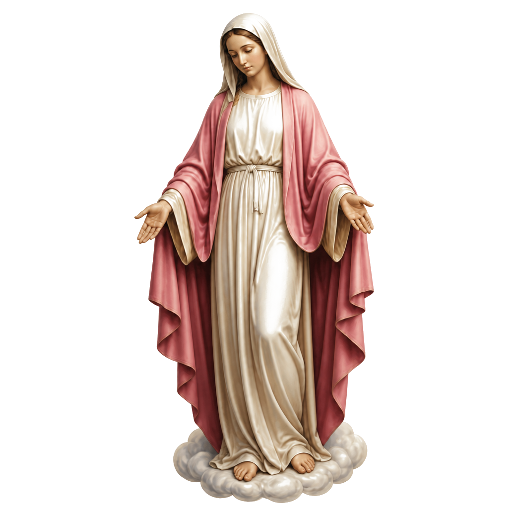 Real Bible picture of the Virgin Mary