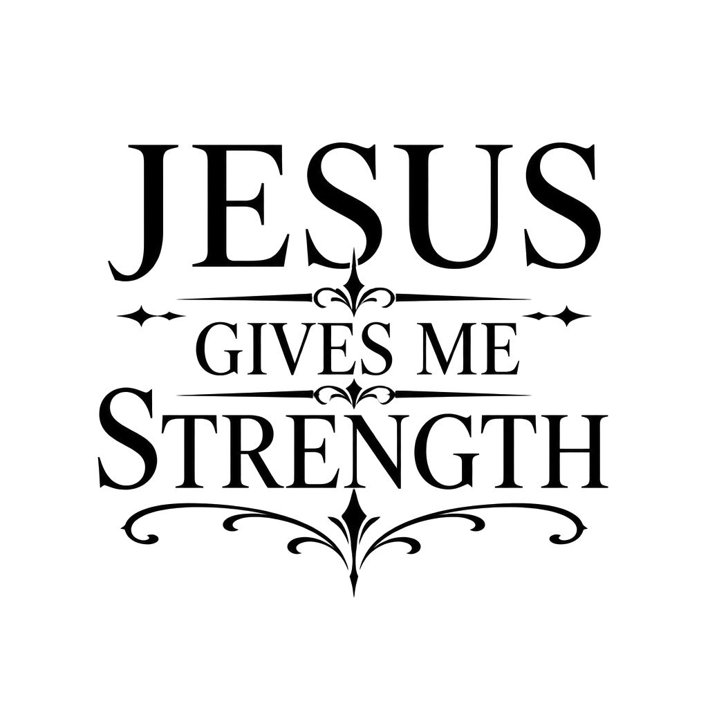 Jesus gives me strength in Roman’s no pictures just words