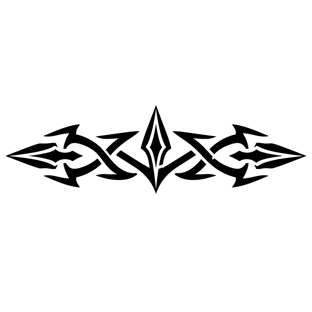 An armband of interlocking spearheads