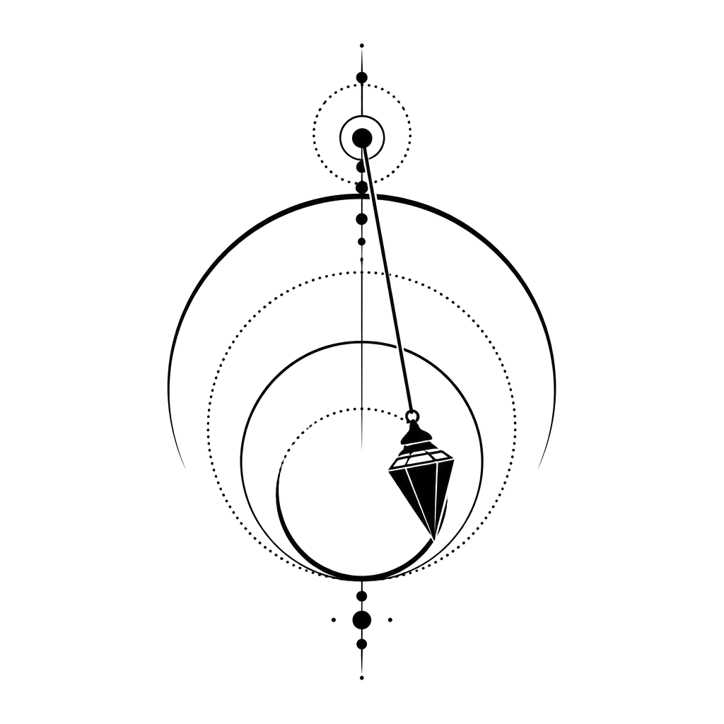 A pendulum swinging through nested arcs