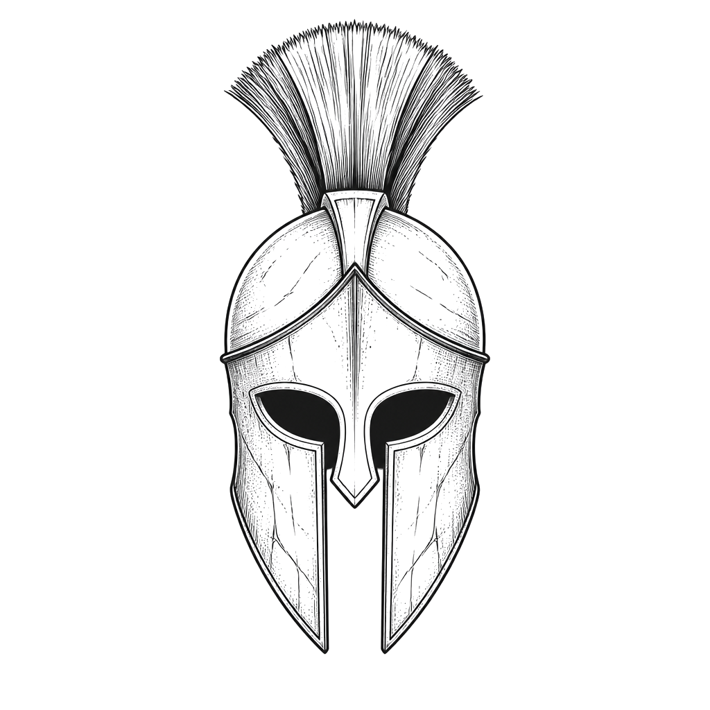 Spartan helmet