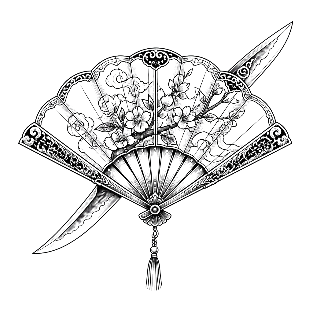 Fan with blades