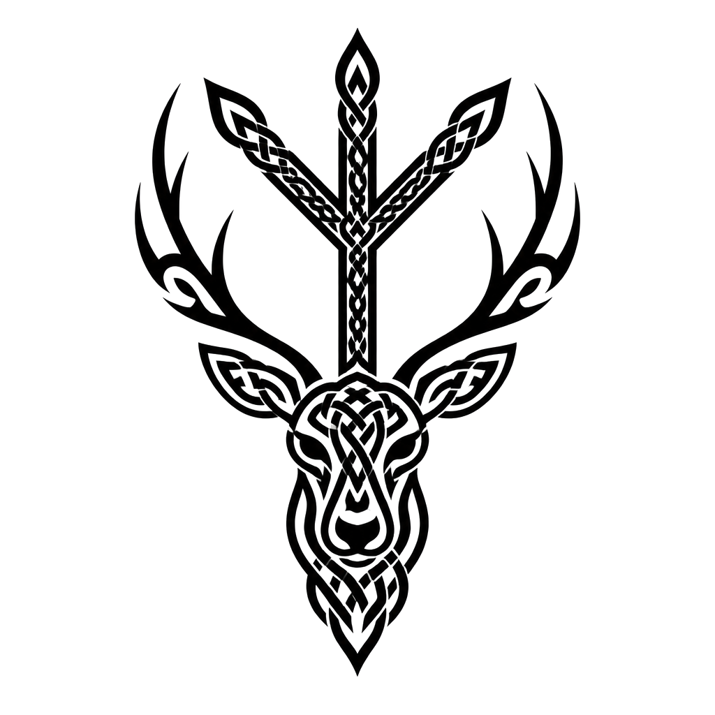 The Algiz elk rune of protection