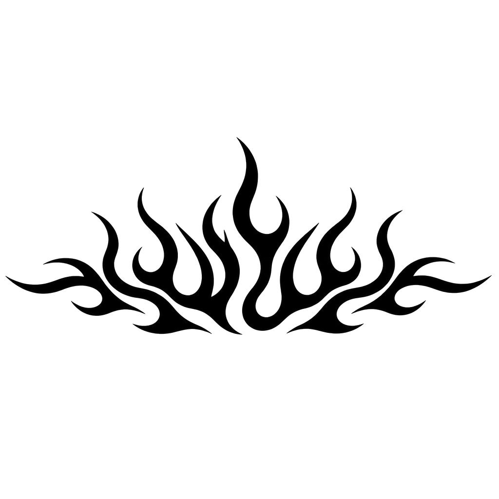 Flames wrist tattoo