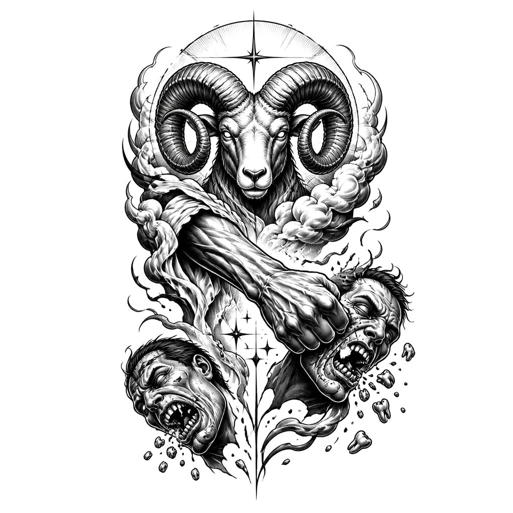 Aries lord! Deliver me, my god! Strike all my enemies on the jaw; break the teeth of the wicked 
Psalms 3:7