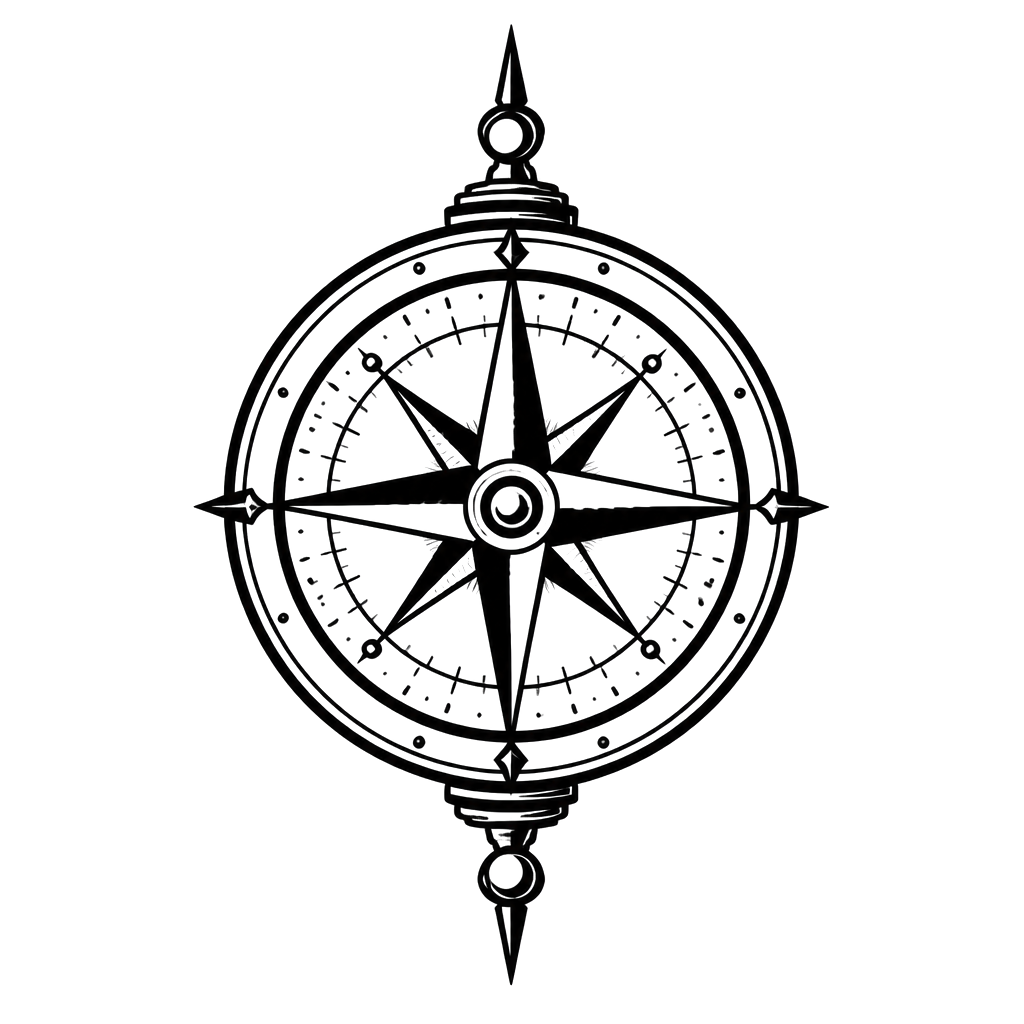 Compass, old timey