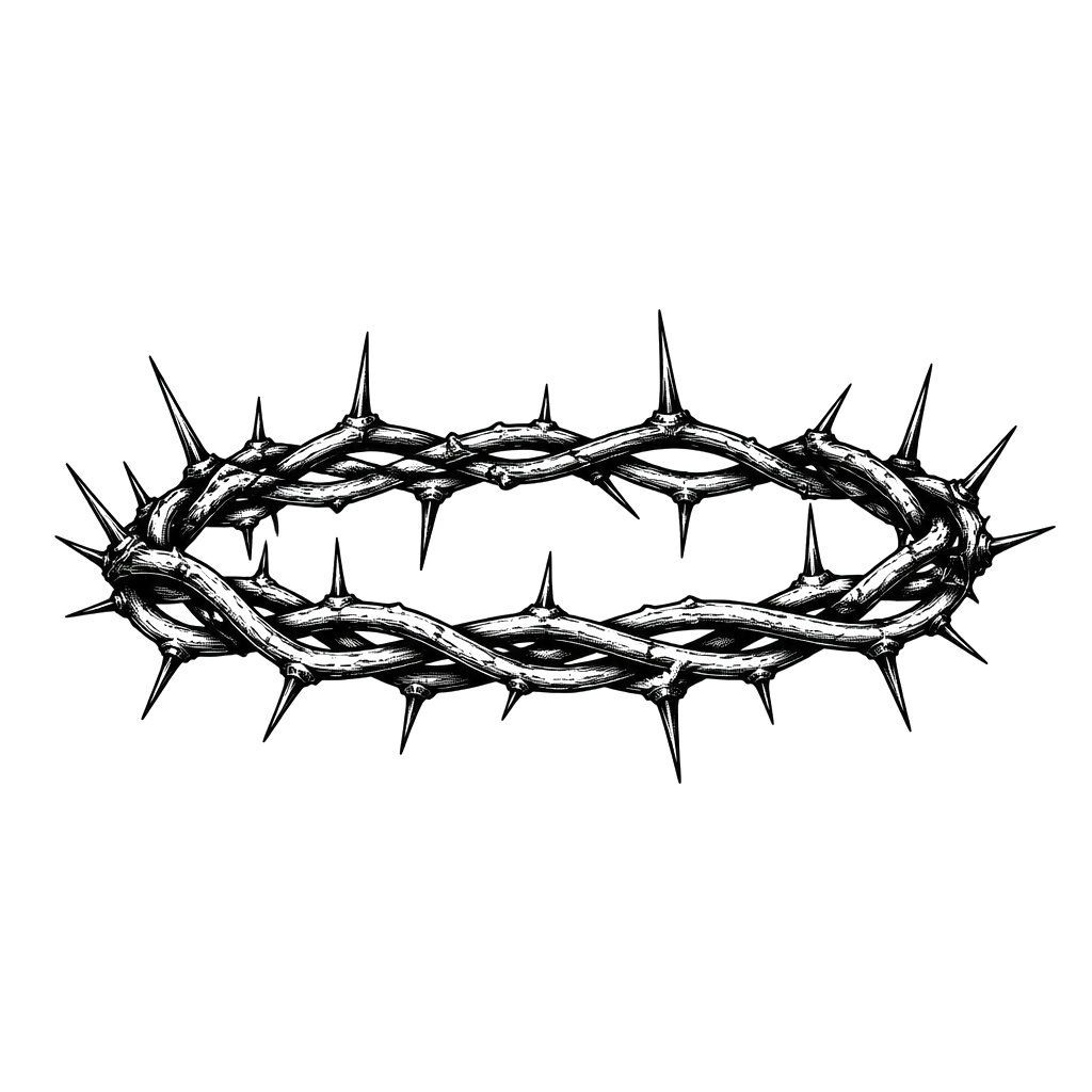 jesus thorns crown, only the crown nothing else, make it so it can wrap around my wrist