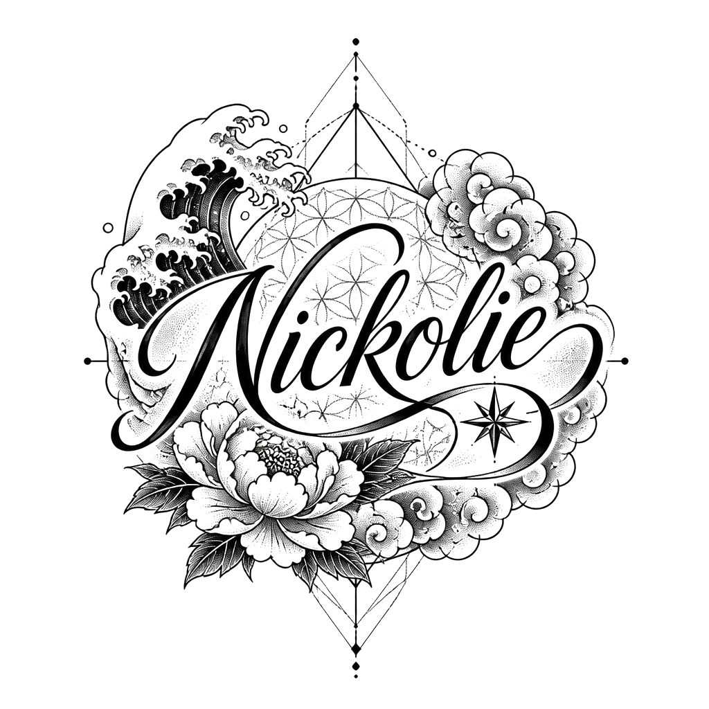 “Nickolie” in flowing script, with a small star nestled beneath the final letter.