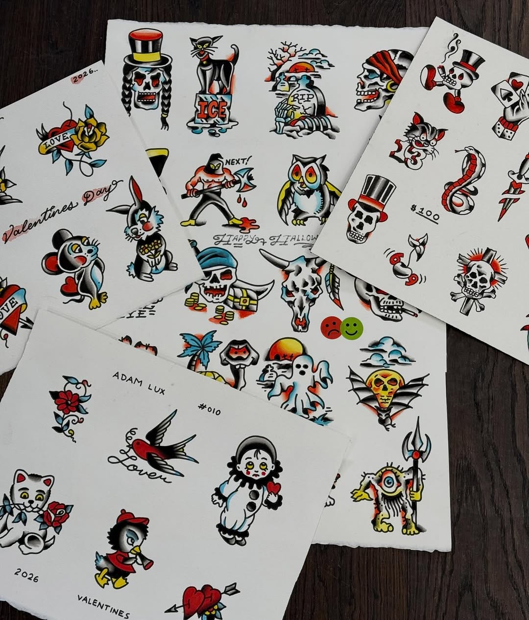 We’ll be running deals tomorrow for Friday the 13th on all our recent special event flash. $100-150 designs. Walk ins only. Hope to see you there ✌️