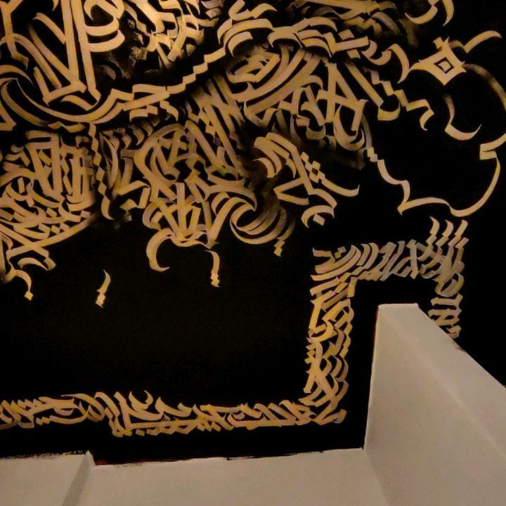 Ceiling I painted in the Goddess room for @chrissywatsonart 
I unfortunately dont have a timelapse of this piece, as i was too busy trying not to fall