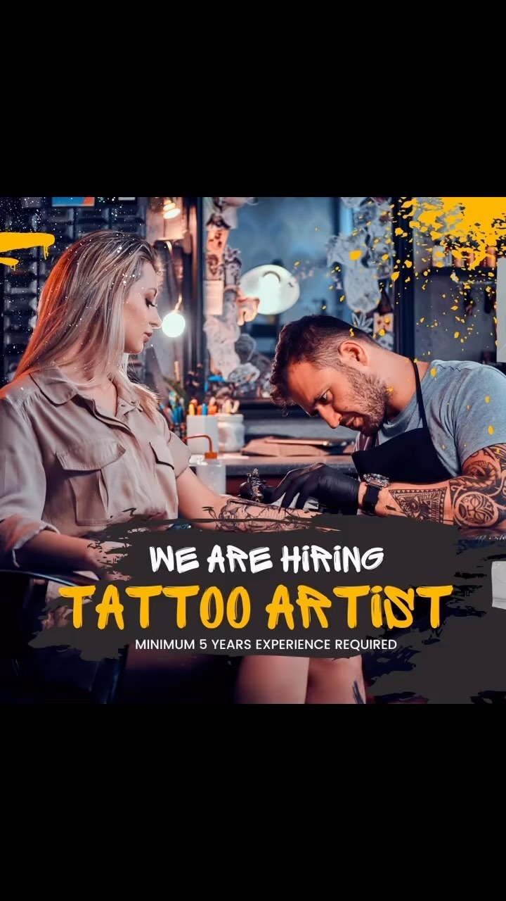 We are Looking for PROFESSIONAL TATTOO ARTISTS

LOCATION - BSK STAGE 2, Bangalore

ONLY LOOKING FOR DEDICATED ARTISTS, WE DONT ENTERTAIN DRAMA, DRUGS 