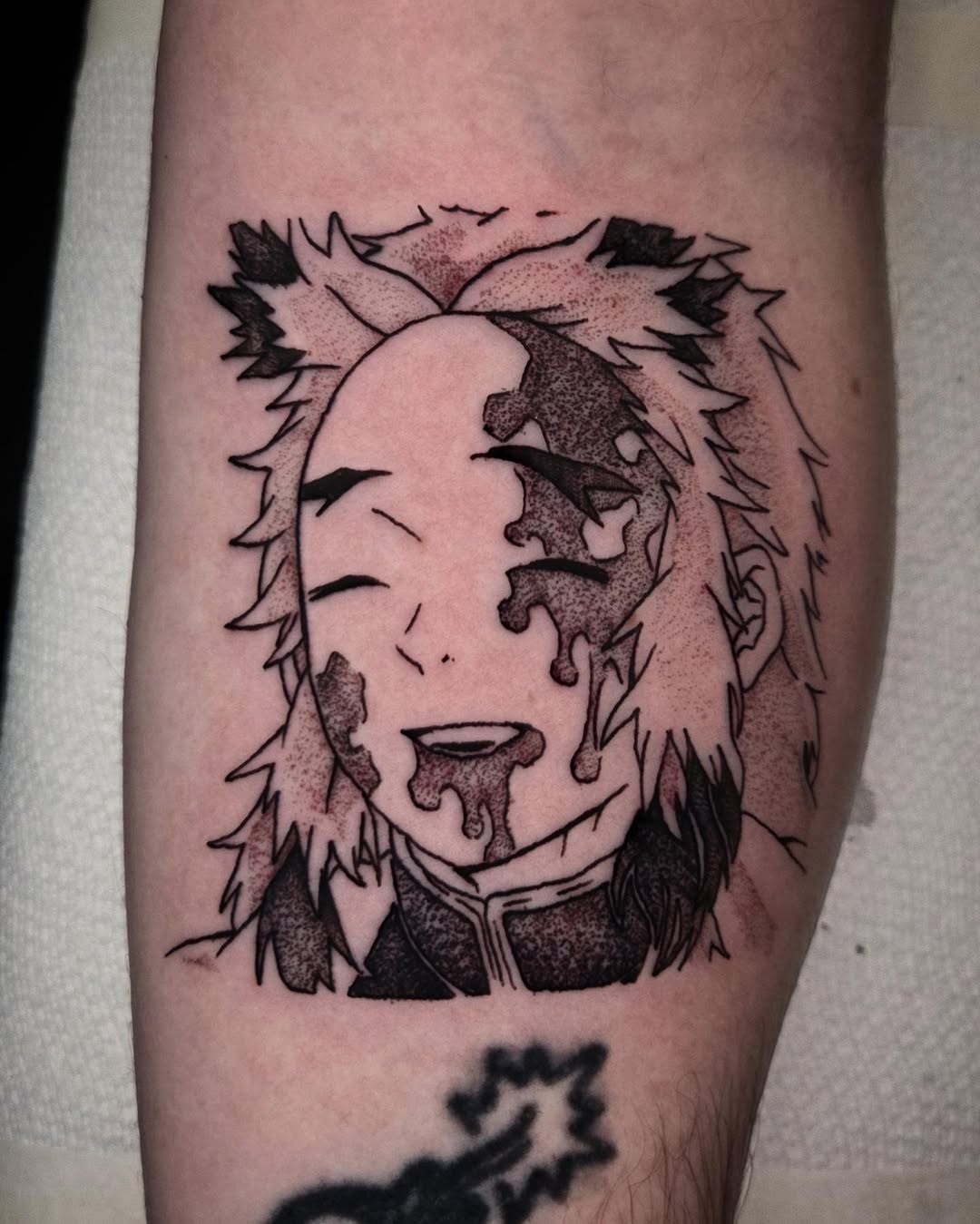 Rengoku Demon Slayer manga panel tattoo from my January flash.

I am currently booking for weekdays in April and May. Dm or tap the link in the bio to