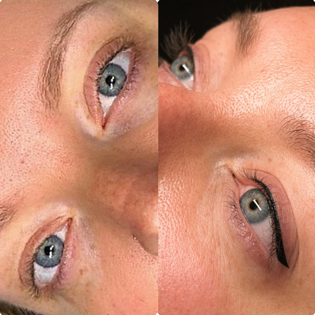 Eyeliner tattoo by @acworthpermanentcosmetics 

#acworthtattoocompany #pmu #eyelinertattoo #makeuptattoo #ksu