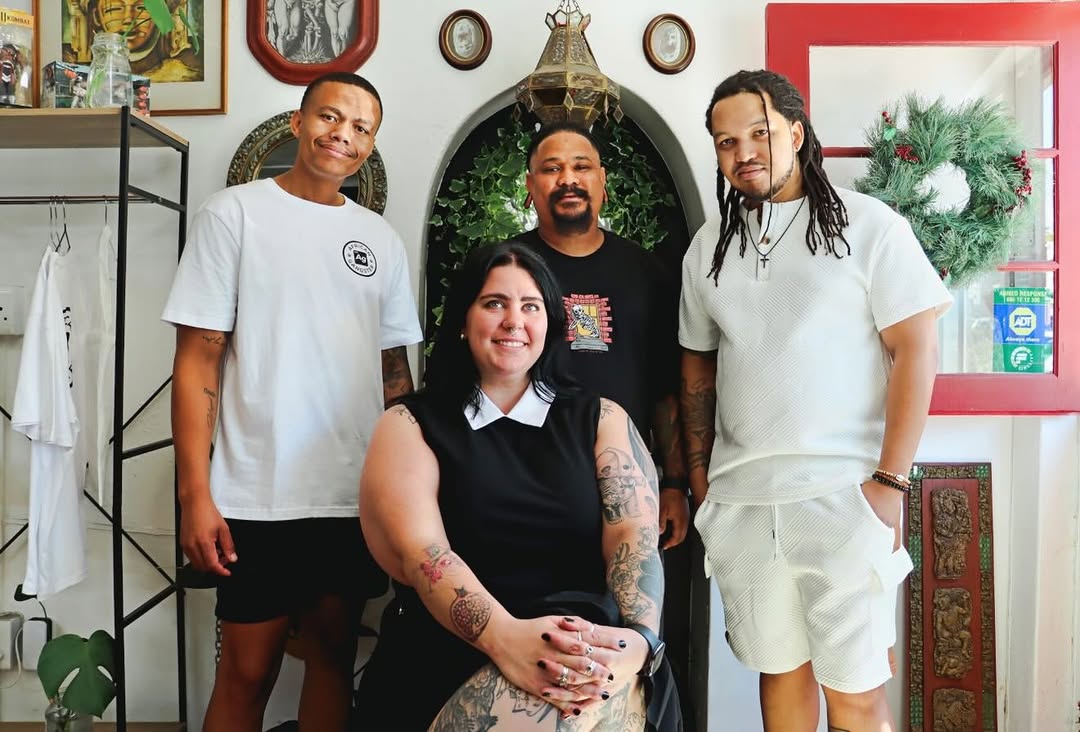 The team 
Owner @jasonjohannestattoos 
Piercer and front desk admin @anniejaneperkinss 
Tattoo artist @cjustin416.ink 
Tattoo artist @black_sheep_atel