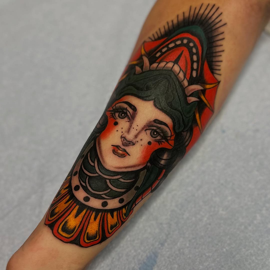 Cannot thank Sean enough for letting me do this extra fun piece. Thanks for hangin tough buddy!  #ladyfacedemontattoo #flipfacetattoo #splitfacetattoo