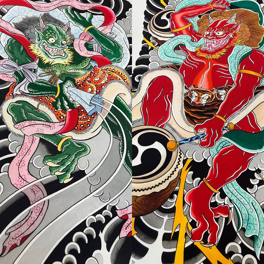 I finally made some more prints! These are 24x36 prints on smooth matte paper, I will be offering individual prints for $80 or the set for $140 plus s